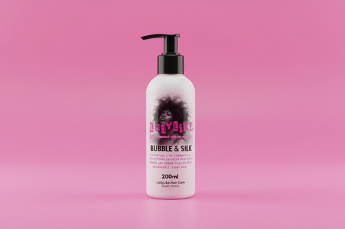 2 in 1 Conditioner Shampoo with Barbie Pink Background